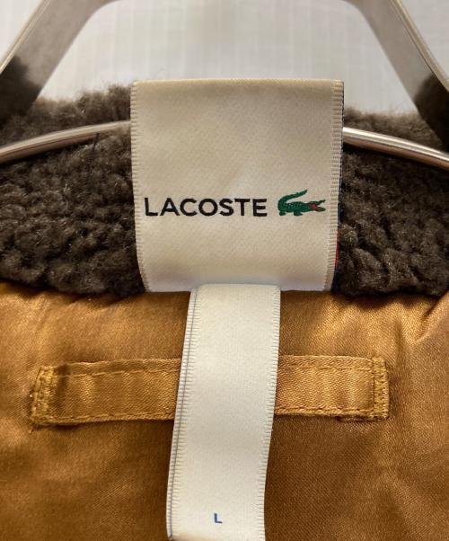 LACOSTE（ラコステ）LACOSTE (ラコステ) SUPREME (シュプリーム) Wool Bomber Jacket ブラック サイズ:Ⅼの古着・服飾アイテム