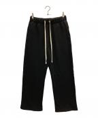 LES TIENレスティエン）の古着「スウェットパンツ」｜ブラック