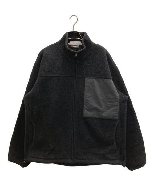 UNIVERSAL PRODUCTS.（ユニバーサルプロダクツ）UNIVERSAL PRODUCTS. (ユニバーサルプロダクツ) FLEECE ZIP CARDIGAN ブラック サイズ:2の古着・服飾アイテム