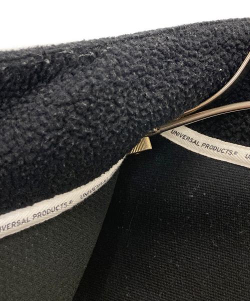 UNIVERSAL PRODUCTS.（ユニバーサルプロダクツ）UNIVERSAL PRODUCTS. (ユニバーサルプロダクツ) FLEECE ZIP CARDIGAN ブラック サイズ:2の古着・服飾アイテム