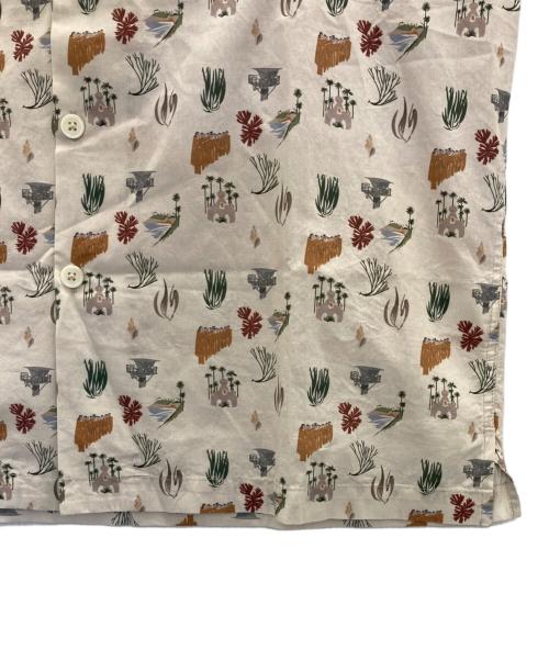 Devon Howard for RHC（デヴォン・ハワード フォー アールエイチシー）Devon Howard for RHC (デヴォン・ハワード フォー アールエイチシー) アートプリントオープンカラーシャツ アイボリー サイズ:Sの古着・服飾アイテム