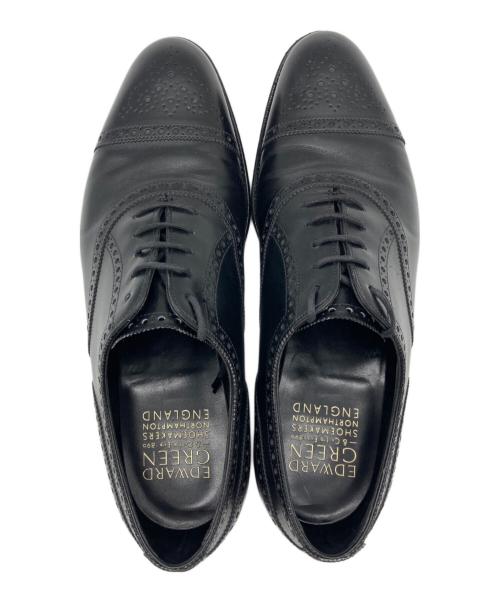 Edward Green（エドワードグリーン）Edward Green (エドワードグリーン) セミブローグシューズ ブラック サイズ:7 1/2の古着・服飾アイテム