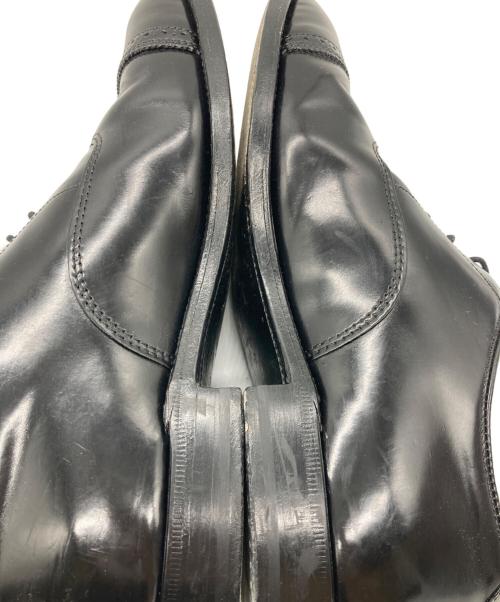 Alden（オールデン）ALDEN (オールデン) コードバンパンチドキャップトゥシューズ ブラック サイズ:8Cの古着・服飾アイテム