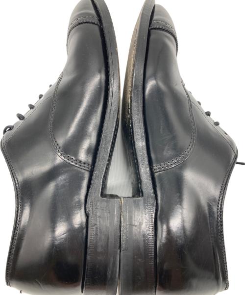 Alden（オールデン）ALDEN (オールデン) コードバンパンチドキャップトゥシューズ ブラック サイズ:8Cの古着・服飾アイテム
