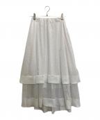 furfurファーファー）の古着「チュールスカート」｜ホワイト