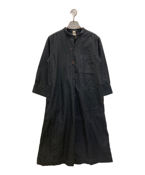 MHL（エムエイチエル）MHL (エムエイチエル) モールスキンワンピース ネイビー サイズ:1の古着・服飾アイテム