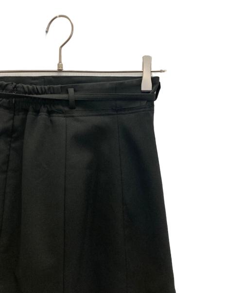 anuans（アニュアンス）anuans (アニュアンス) レイヤードスリットスカート ブラック サイズ:Mの古着・服飾アイテム