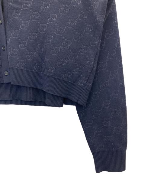 CELFORD（セルフォード）CELFORD (セルフォード) モノグラムアンサンブルニット ネイビー サイズ:FREEの古着・服飾アイテム