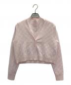 CELFORDセルフォード）の古着「モノグラムアンサンブルニット」｜ピンク