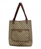 GUCCIグッチ）の古着「シェリーライン トートバッグ」｜ブラウン