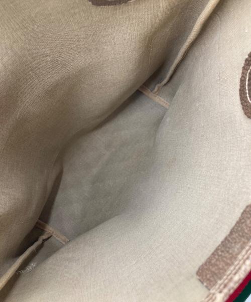 GUCCI（グッチ）GUCCI (グッチ) シェリーライン トートバッグ ブラウンの古着・服飾アイテム