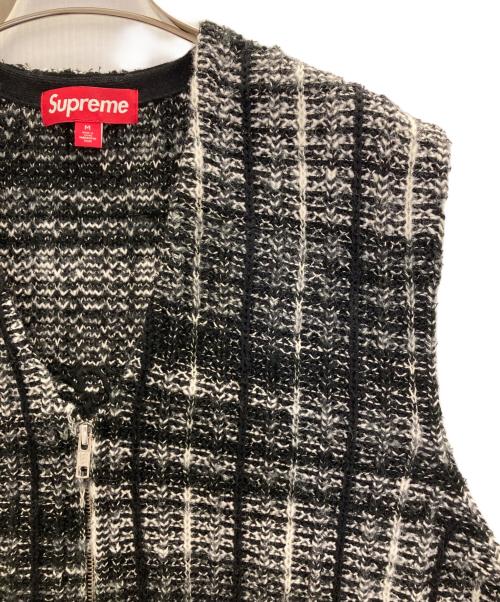 SUPREME（シュプリーム）SUPREME (シュプリーム) Speckled Zip Up Sweater Vest グレー サイズ:Mの古着・服飾アイテム