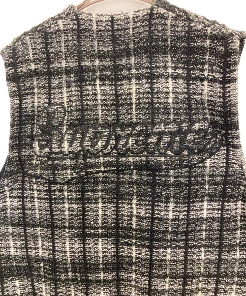 SUPREME（シュプリーム）SUPREME (シュプリーム) Speckled Zip Up Sweater Vest グレー サイズ:Mの古着・服飾アイテム