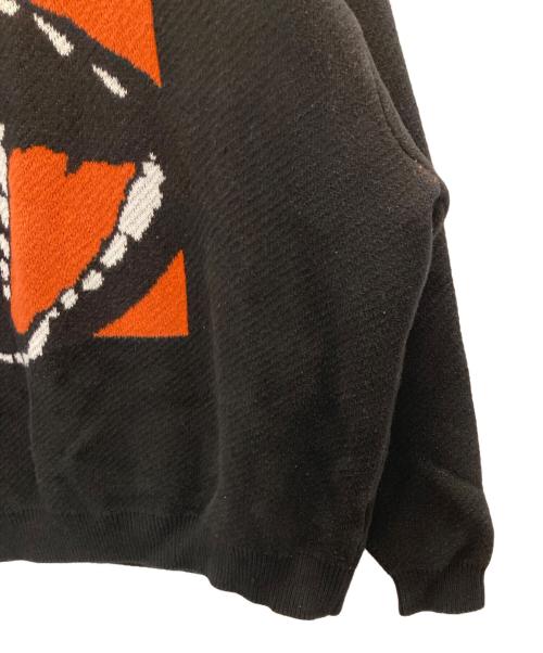 TIGHTBOOTH PRODUCTION（タイトブースプロダクション）TIGHTBOOTH PRODUCTION (タイトブースプロダクション) Bite Knit Sweater ブラック サイズ:Mの古着・服飾アイテム