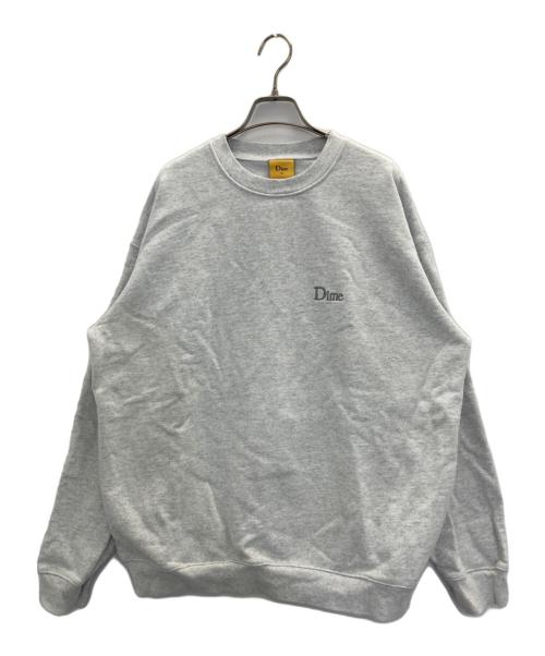 Dime（ダイム）Dime (ダイム) Classic Small Logo Crewneck グレー サイズ:XLの古着・服飾アイテム