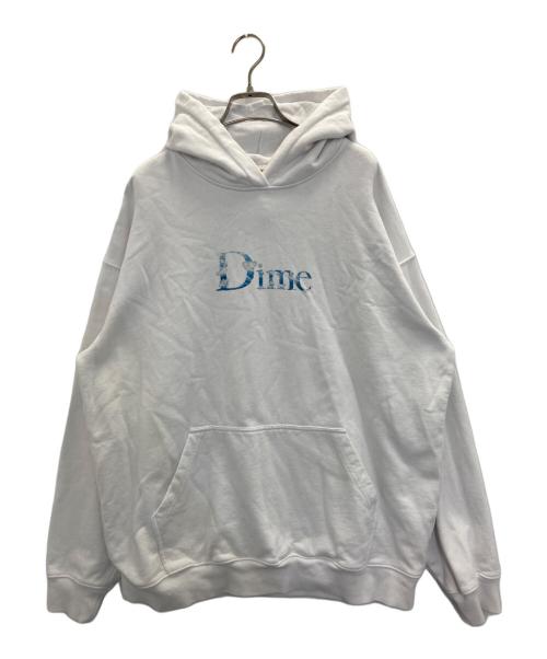Dime（ダイム）Dime (ダイム) Classic Chemtrail Hoodie ホワイト サイズ:XLの古着・服飾アイテム