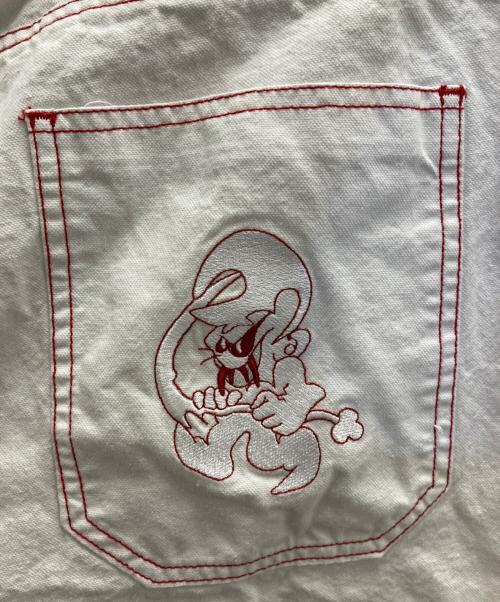 YARDSALE（ヤードセール）YARDSALE (ヤードセール) ハーフパンツ ホワイト サイズ:Ⅼの古着・服飾アイテム