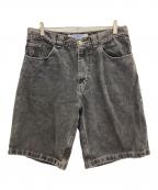BIGBOYビッグボーイ）の古着「デニムハーフパンツ」｜ブラック