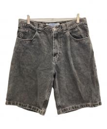 BIGBOY（ビッグボーイ）の古着「デニムハーフパンツ」｜ブラック