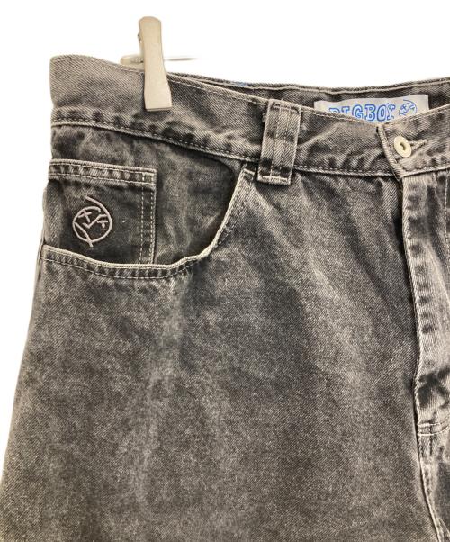 BIGBOY（ビッグボーイ）BIGBOY (ビッグボーイ) デニムハーフパンツ ブラック サイズ:Ⅼの古着・服飾アイテム