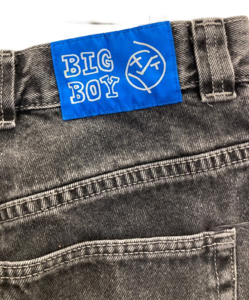 BIGBOY（ビッグボーイ）BIGBOY (ビッグボーイ) デニムハーフパンツ ブラック サイズ:Ⅼの古着・服飾アイテム