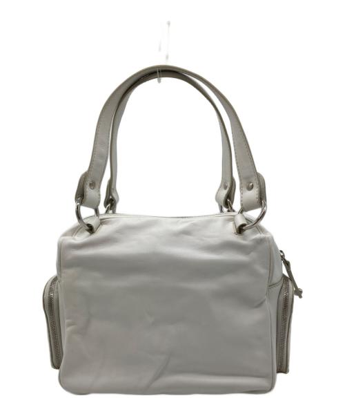 TOD'S（トッズ）TOD'S (トッズ) マルチポケットハンドバッグ ホワイトの古着・服飾アイテム