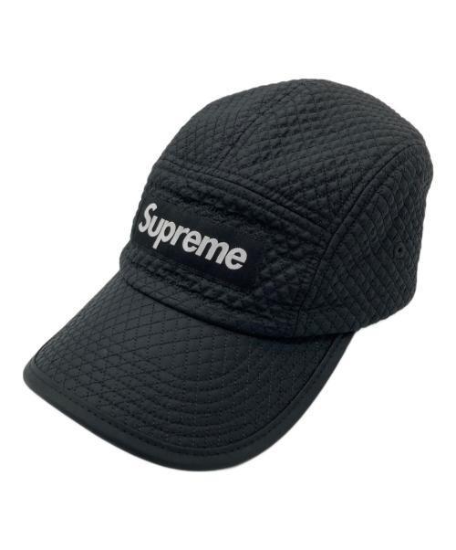SUPREME（シュプリーム）SUPREME (シュプリーム) Micro Quilted Camp Cap ブラックの古着・服飾アイテム