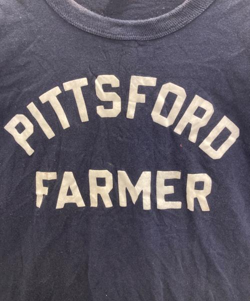 Champion（チャンピオン）Champion (チャンピオン) 80s フロッキープリントTee ネイビー サイズ:XLの古着・服飾アイテム