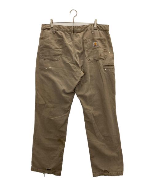 CarHartt（カーハート）CarHartt (カーハート) スプラッシュワークパンツ ブラウン サイズ:W40の古着・服飾アイテム