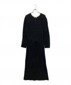 Couture d'adamクチュールドアダム）の古着「Knit dress」｜ブラック