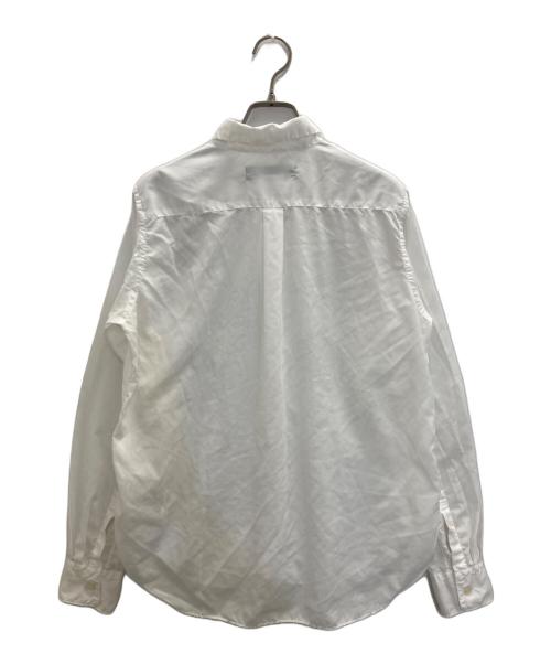 BLACK COMME des GARCONS（ブラックコムデギャルソン）BLACK COMME des GARCONS (ブラックコムデギャルソン) ホールデザインシャツ ホワイト サイズ:Sの古着・服飾アイテム