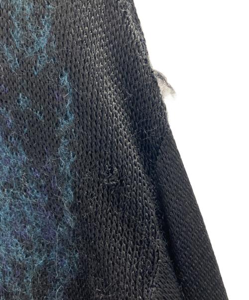 Theyskens' Theory（ティスケンスセオリー）theyskens' theory (ティスケンスセオリー) シルク・モヘヤ混グラデーションニット ブラック サイズ:Sの古着・服飾アイテム