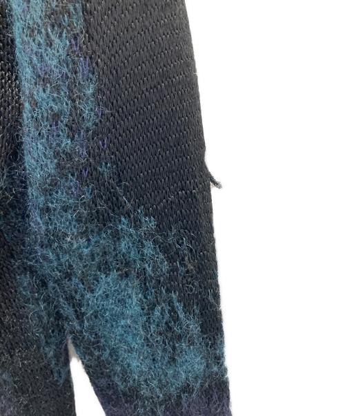 Theyskens' Theory（ティスケンスセオリー）theyskens' theory (ティスケンスセオリー) シルク・モヘヤ混グラデーションニット ブラック サイズ:Sの古着・服飾アイテム