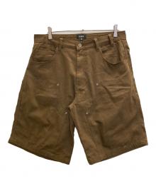 HUF（ハフ）の古着「CLASSIC H DOUBLE KNEE WORK SHORT」｜ブラウン