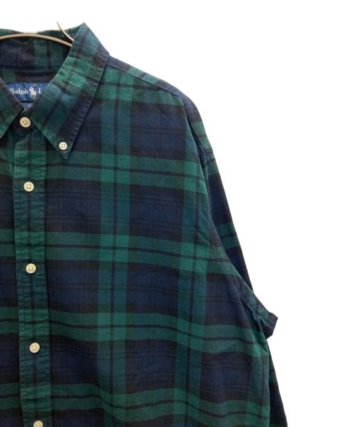 POLO RALPH LAUREN（ポロ・ラルフローレン）POLO RALPH LAUREN (ポロ・ラルフローレン) BEAMS (ビームス) Oxford Shirts LIMITED EDITION グリーン サイズ:XLの古着・服飾アイテム