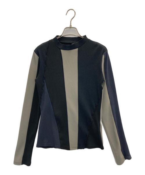 UNITED TOKYO（ユナイテッドトーキョー）UNITED TOKYO (ユナイテッドトーキョー) ベルティカルブロッキングカット ネイビー サイズ:FREEの古着・服飾アイテム