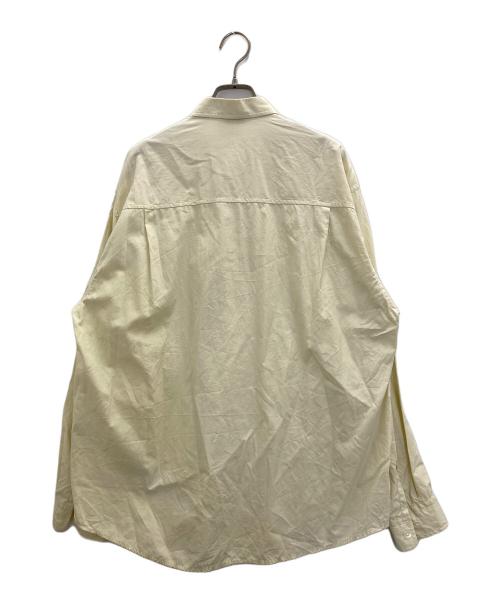 AURALEE（オーラリー）AURALEE (オーラリー) WASHED FINX TWILL BIG SHIRT イエロー サイズ:3の古着・服飾アイテム