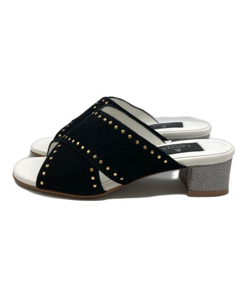 LANVIN COLLECTION（ランバンコレクション）LANVIN COLLECTION (ランバンコレクション) スタッズミュールサンダル ブラック サイズ:Sの古着・服飾アイテム