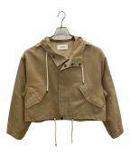 MACPHEEマカフィー）の古着「コットンダブルクロス フーデッドブルゾン」｜ブラウン