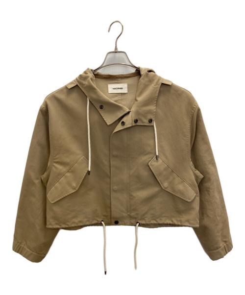 MACPHEE（マカフィー）MACPHEE (マカフィー) コットンダブルクロス フーデッドブルゾン ブラウン サイズ:SIZE36の古着・服飾アイテム