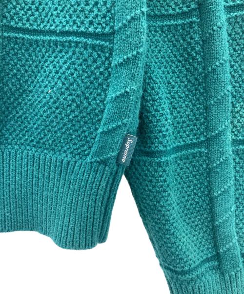 SUPREME（シュプリーム）Supreme (シュプリーム) Jacqard sweater グリーン サイズ:Sの古着・服飾アイテム