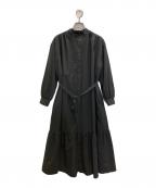 MACKINTOSH PHILOSOPHYマッキントッシュ フィロソフィー）の古着「ティアードシャツワンピース」｜ブラック