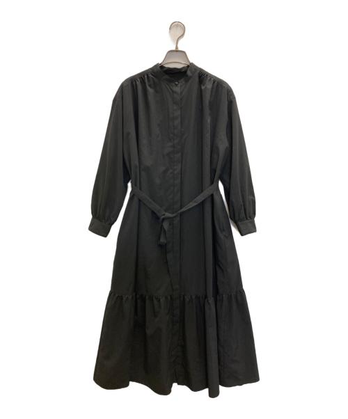 MACKINTOSH PHILOSOPHY（マッキントッシュ フィロソフィー）MACKINTOSH PHILOSOPHY (マッキントッシュ フィロソフィー) ティアードシャツワンピース ブラック サイズ:36の古着・服飾アイテム