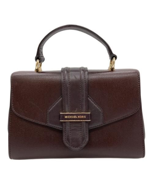 MICHAEL KORS（マイケル・コース）MICHAEL KORS (マイケルコース) ハンドバッグ ブラウンの古着・服飾アイテム