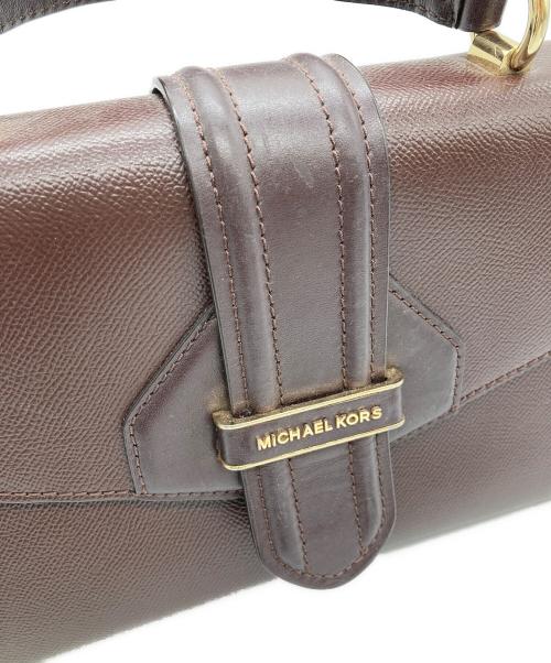 MICHAEL KORS（マイケル・コース）MICHAEL KORS (マイケルコース) ハンドバッグ ブラウンの古着・服飾アイテム