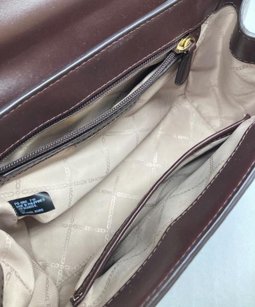 MICHAEL KORS（マイケル・コース）MICHAEL KORS (マイケルコース) ハンドバッグ ブラウンの古着・服飾アイテム
