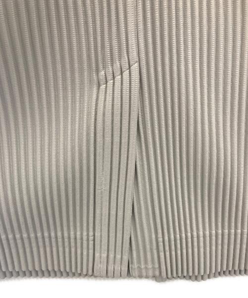 PLEATS PLEASE（プリーツプリーズ）PLEATS PLEASE (プリーツプリーズ) プリーツテーラードジャケット グレー サイズ:3の古着・服飾アイテム