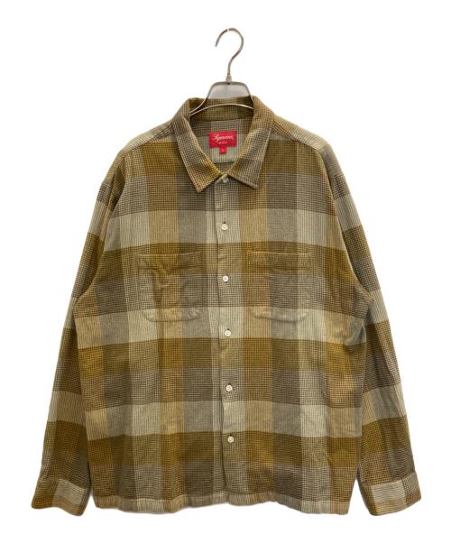 SUPREME（シュプリーム）SUPREME (シュプリーム) Plaid Flannel Shirt オリーブ サイズ:Lの古着・服飾アイテム