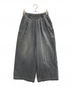 JOURNAL STANDARD relumeジャーナルスタンダード レリューム）の古着「C/R デニムワイドギャザー」｜グレー