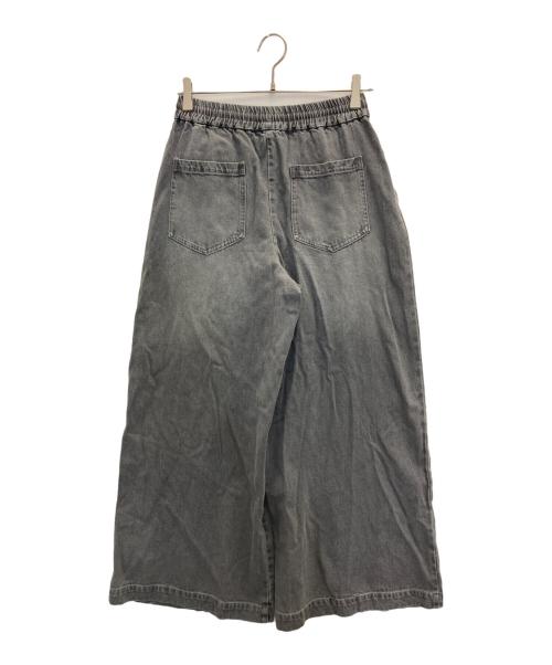 JOURNAL STANDARD relume（ジャーナルスタンダード レリューム）JOURNAL STANDARD relume (ジャーナルスタンダード レリューム) C/R デニムワイドギャザー グレー サイズ:36の古着・服飾アイテム